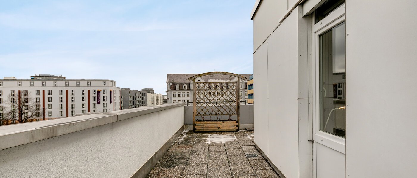 appartement München Neuhausen 02 terrasse sur le toit 10865