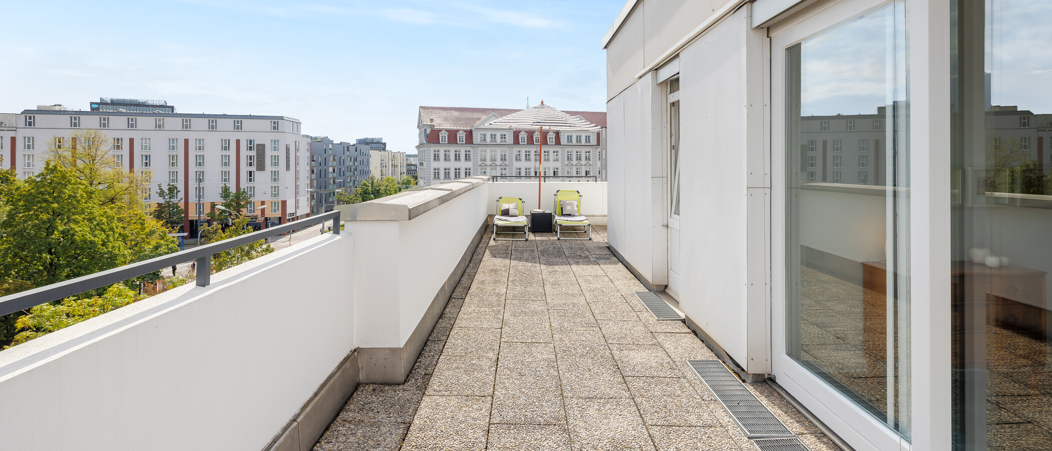appartement München Neuhausen 03 terrasse sur le toit 10865