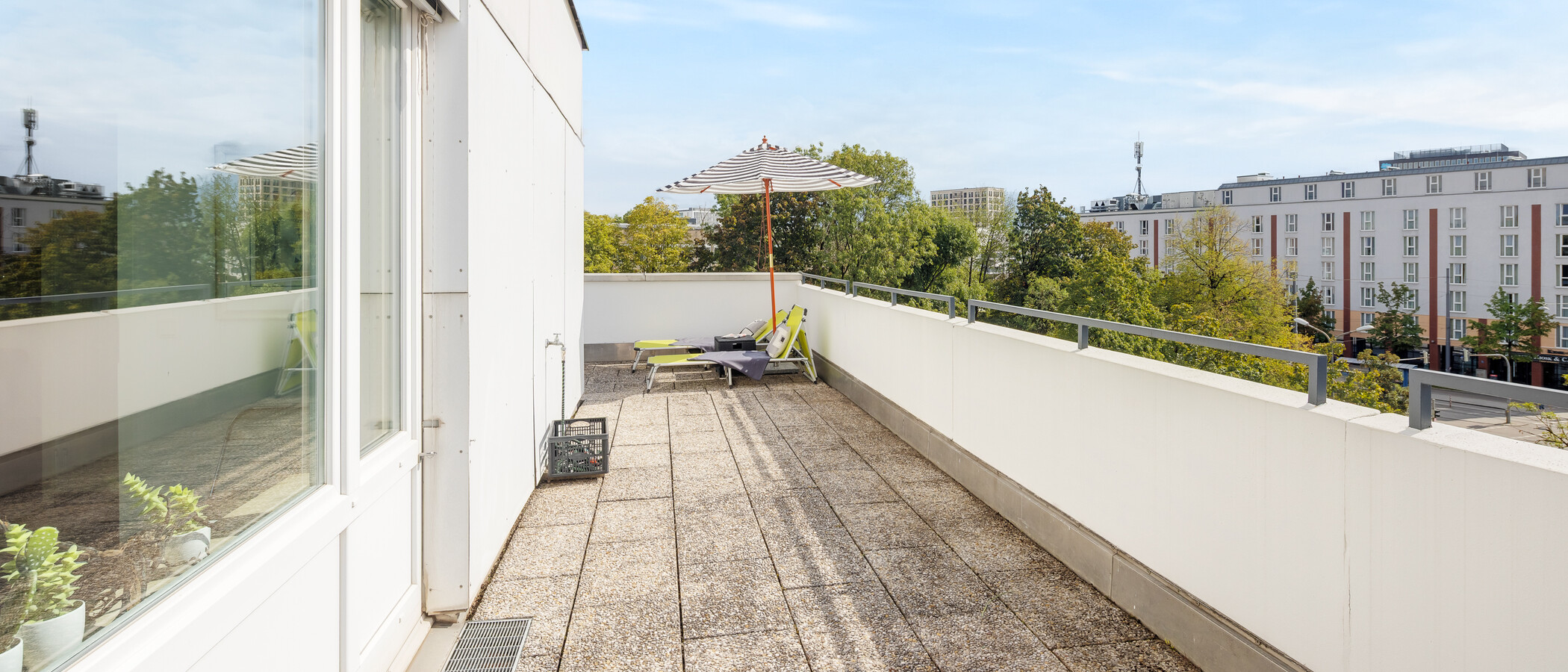 appartement München Neuhausen 04 terrasse sur le toit 10865