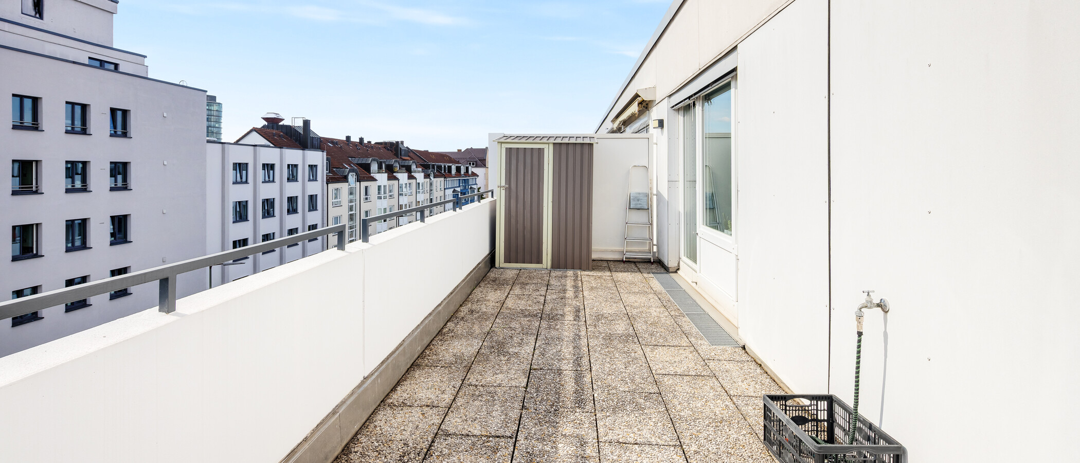 appartement München Neuhausen 05 terrasse sur le toit 10865