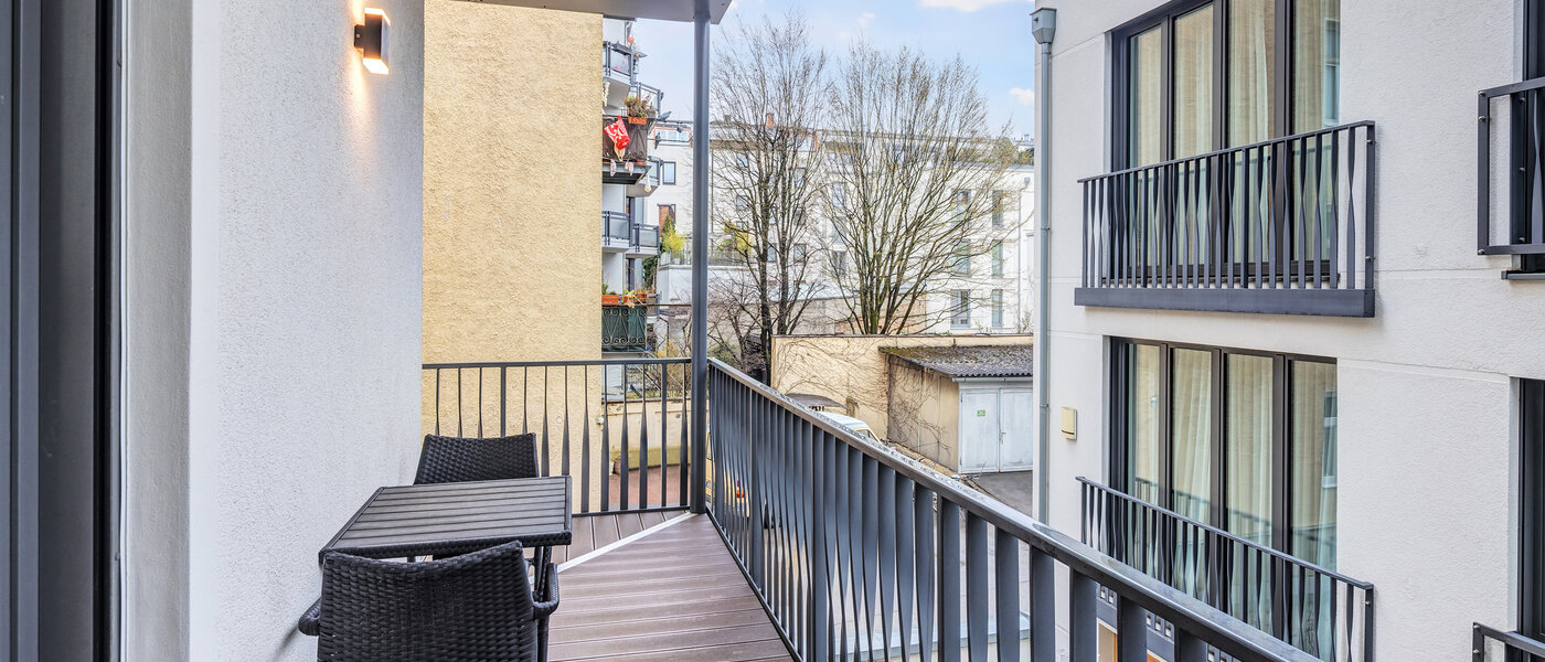 appartement München Maxvorstadt - Rund um den Josephplatz 01 balcon 10866