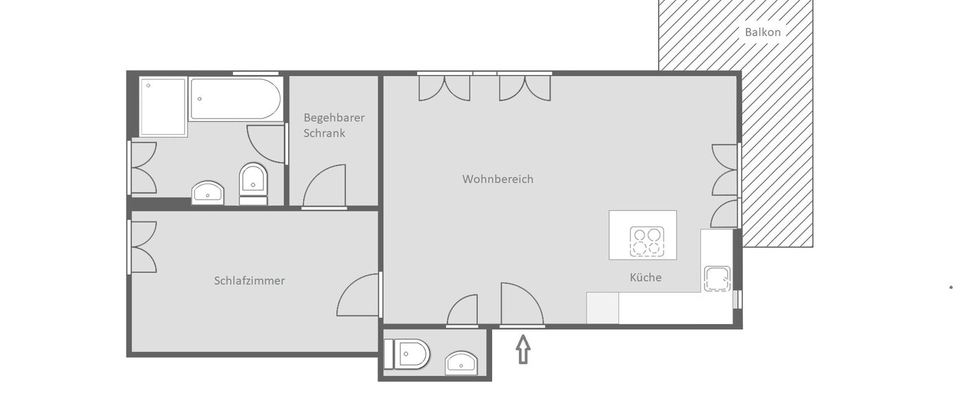 appartement München Maxvorstadt - Rund um den Josephplatz 01 plan d'étage 10866