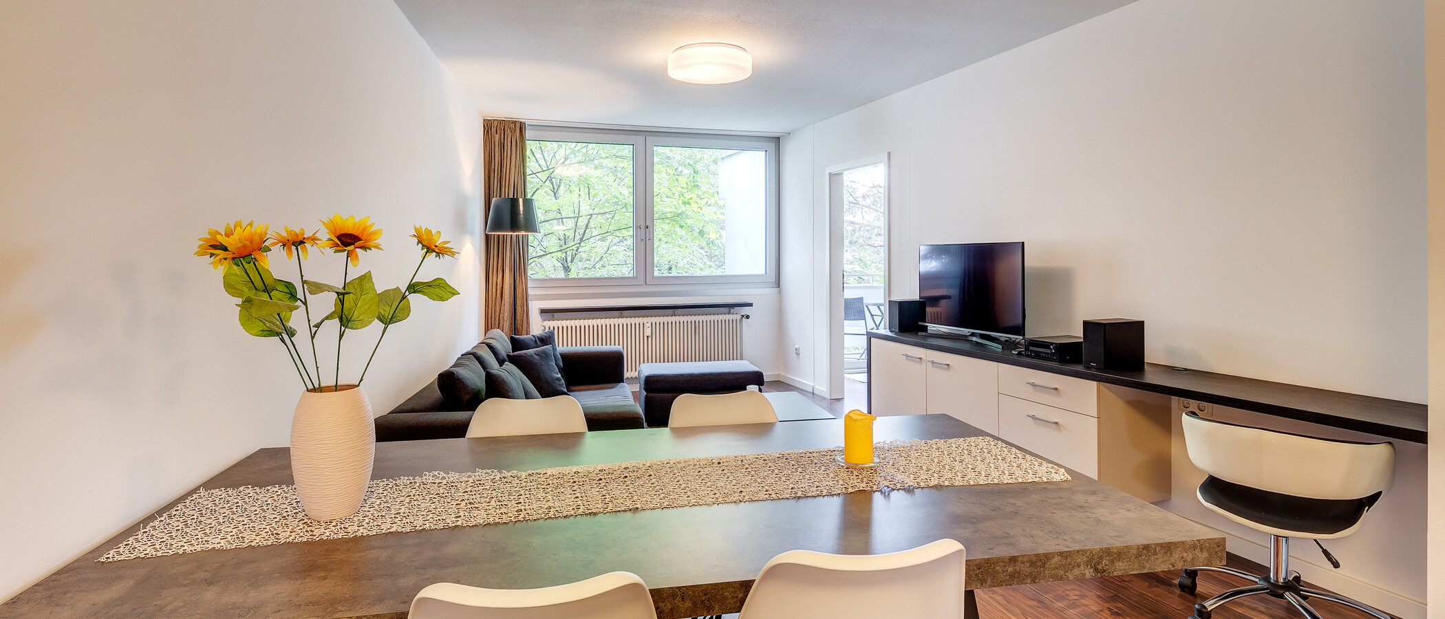 appartement München Maxvorstadt 02 pièce à vivre 10870