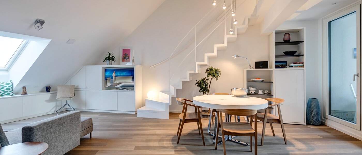 appartement avec mezzanine München Maxvorstadt 02 salon 10881