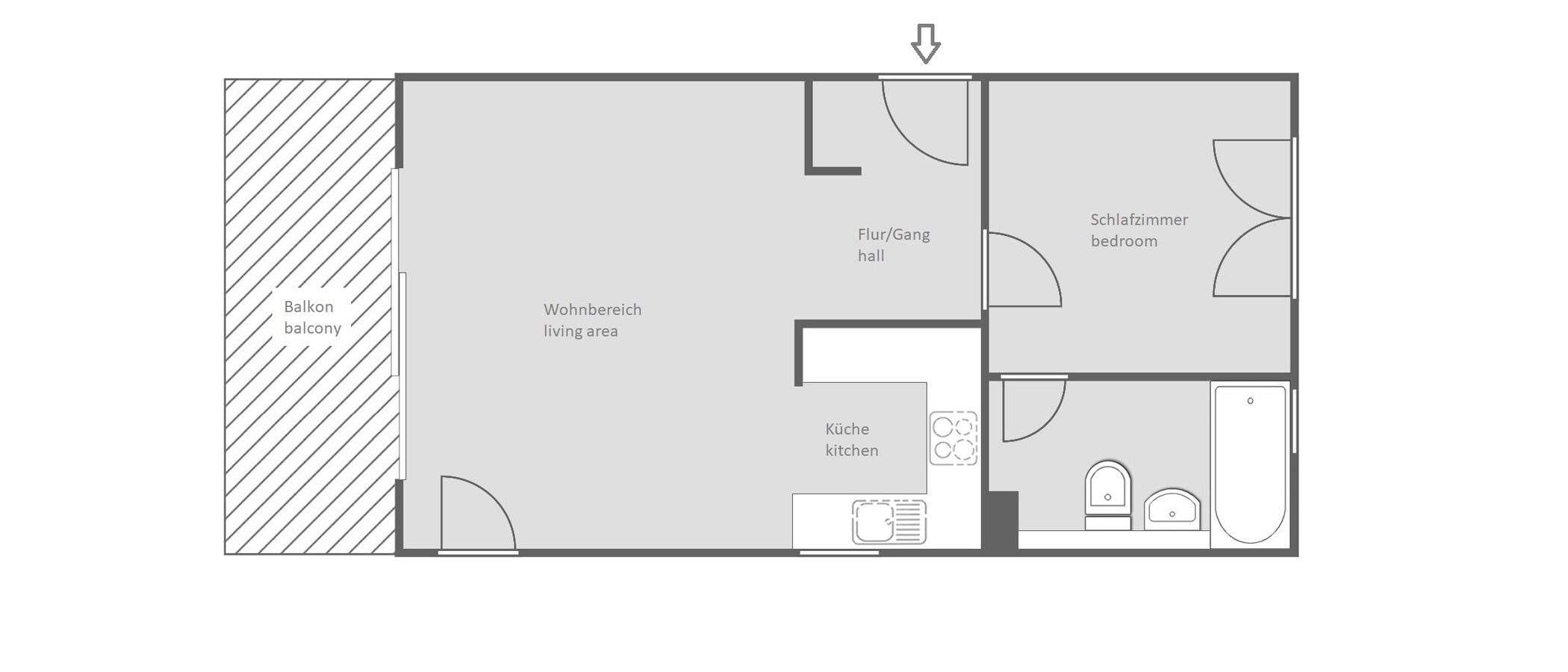 appartement München Trudering 01 plan d'étage 10883