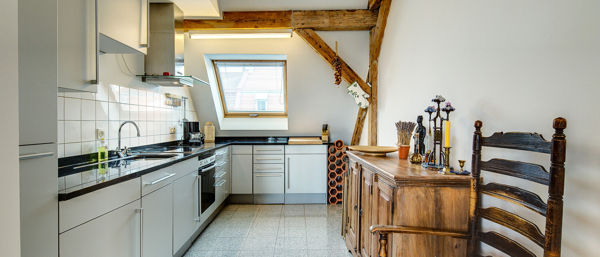 appartement avec mezzanine München Schwabing (links der Leopoldstraße) 01 cuisine 1090
