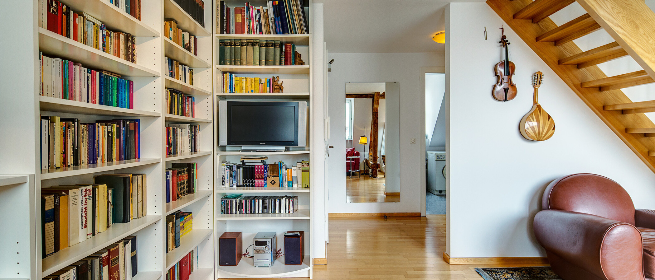 appartement avec mezzanine München Schwabing (links der Leopoldstraße) 05 pièce à vivre 1090