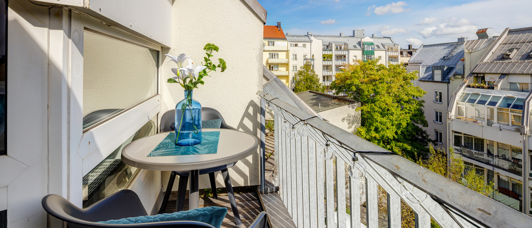 appartement München Maxvorstadt - Museumsviertel 01 terrasse sur le toit 10918