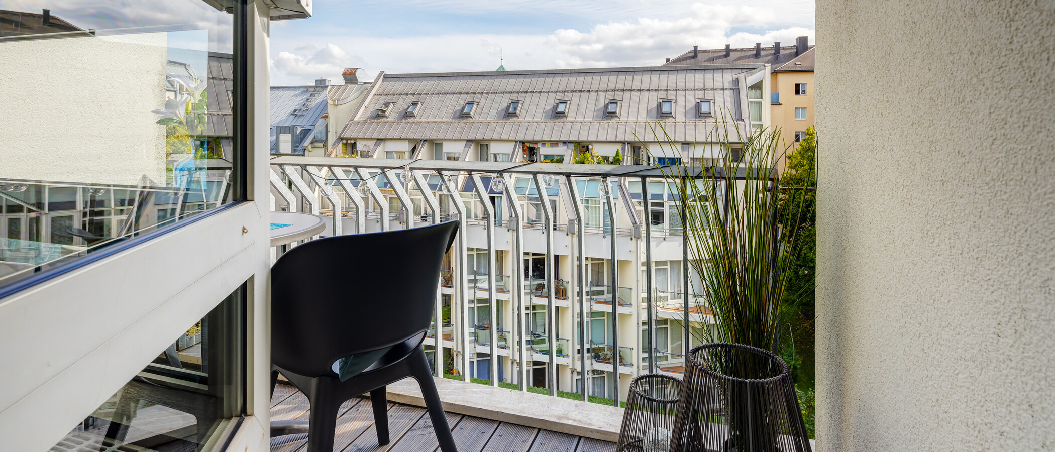 appartement München Maxvorstadt - Museumsviertel 04 terrasse sur le toit 10918