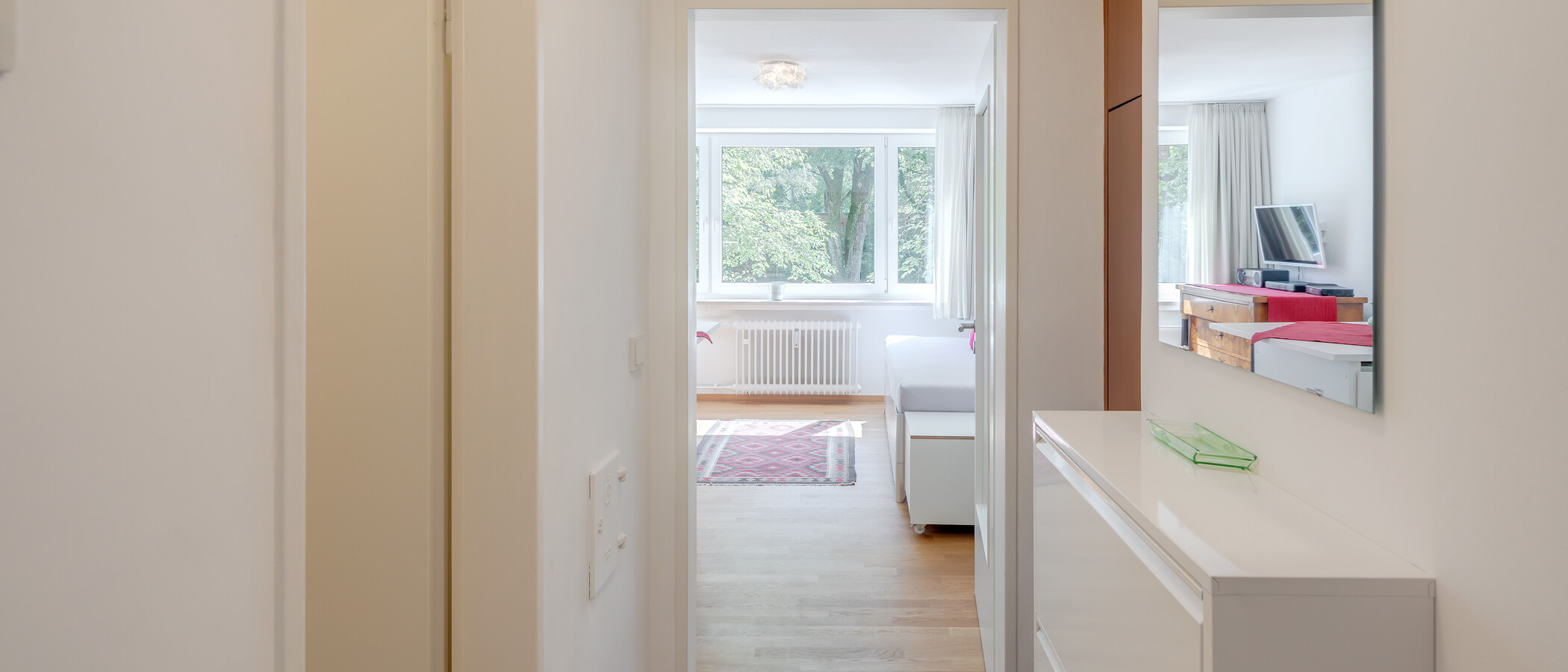 studio München Isarvorstadt 02 entrée/couloir 10927