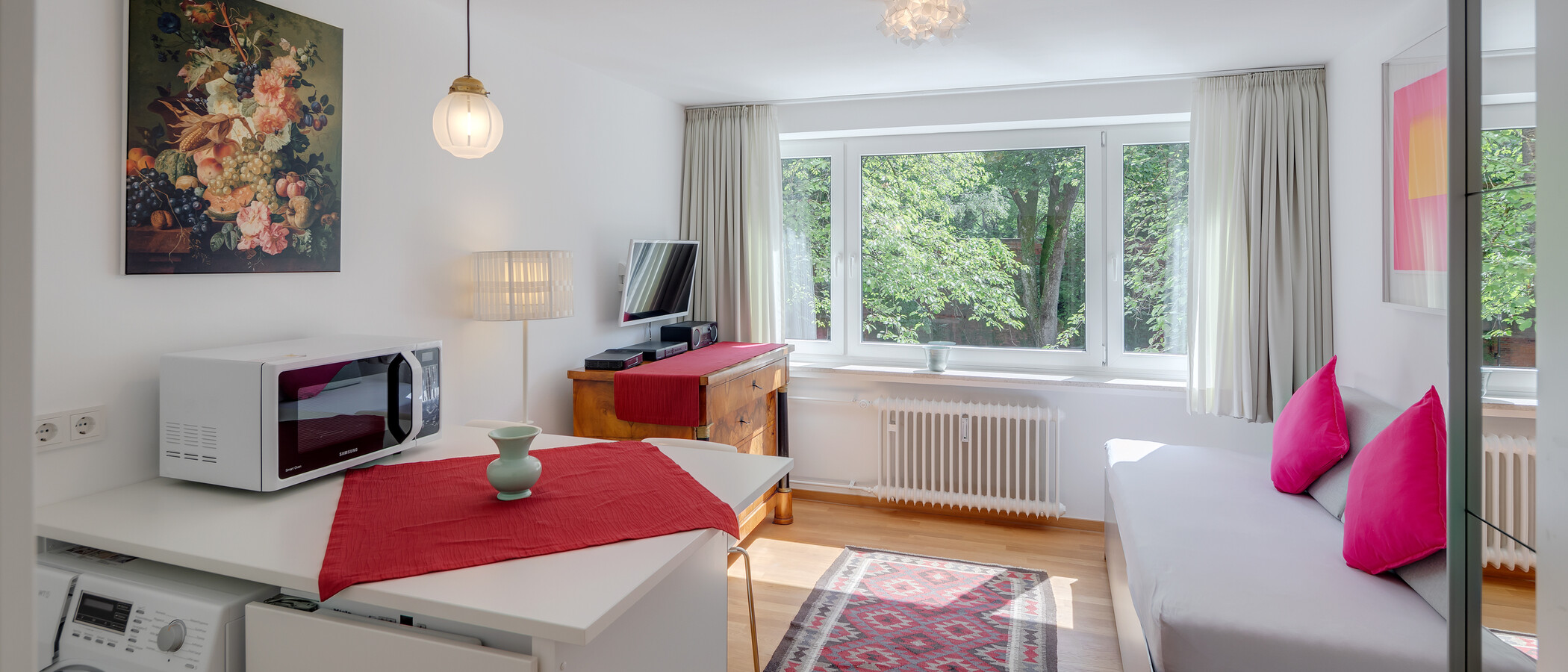 studio München Isarvorstadt 02 pièce à vivre 10927