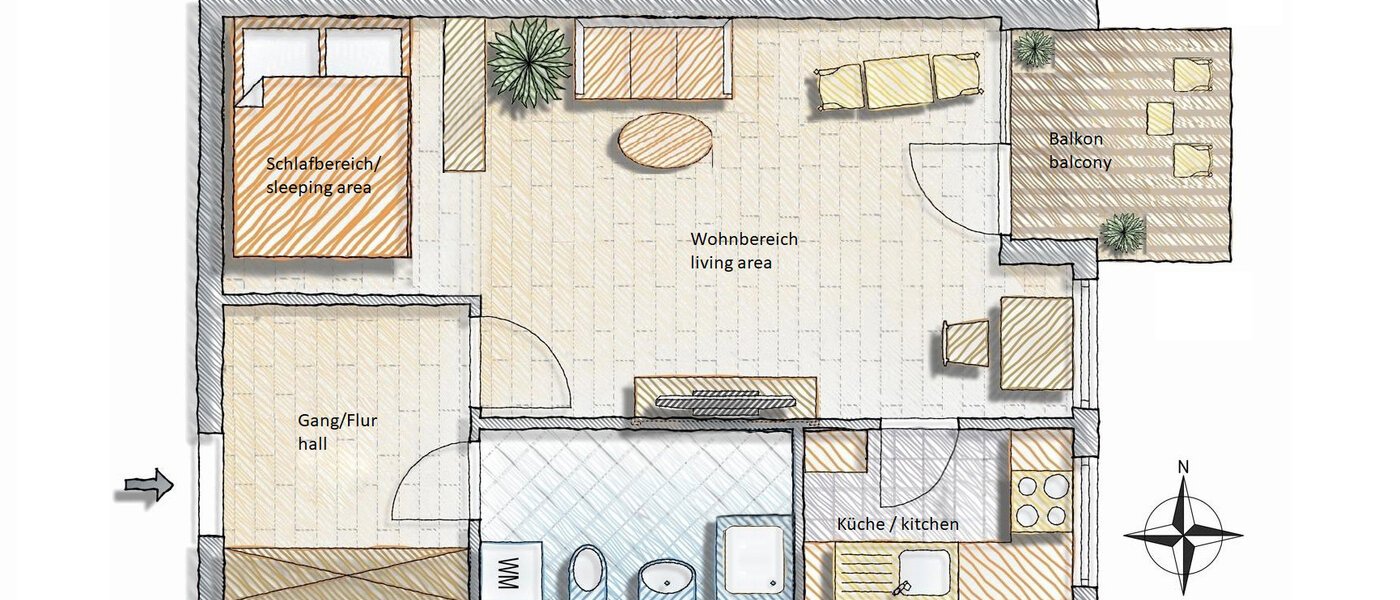 appartement München Westpark 01 plan d'étage 10928
