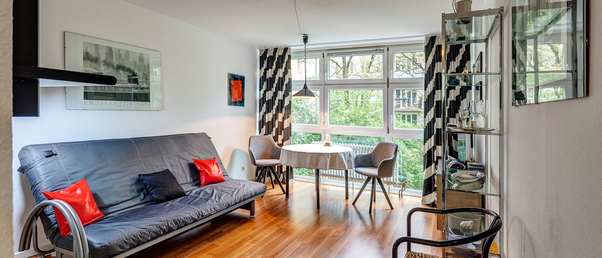 studio München Schwabing (links der Leopoldstraße) 01 pièce à vivre 1095