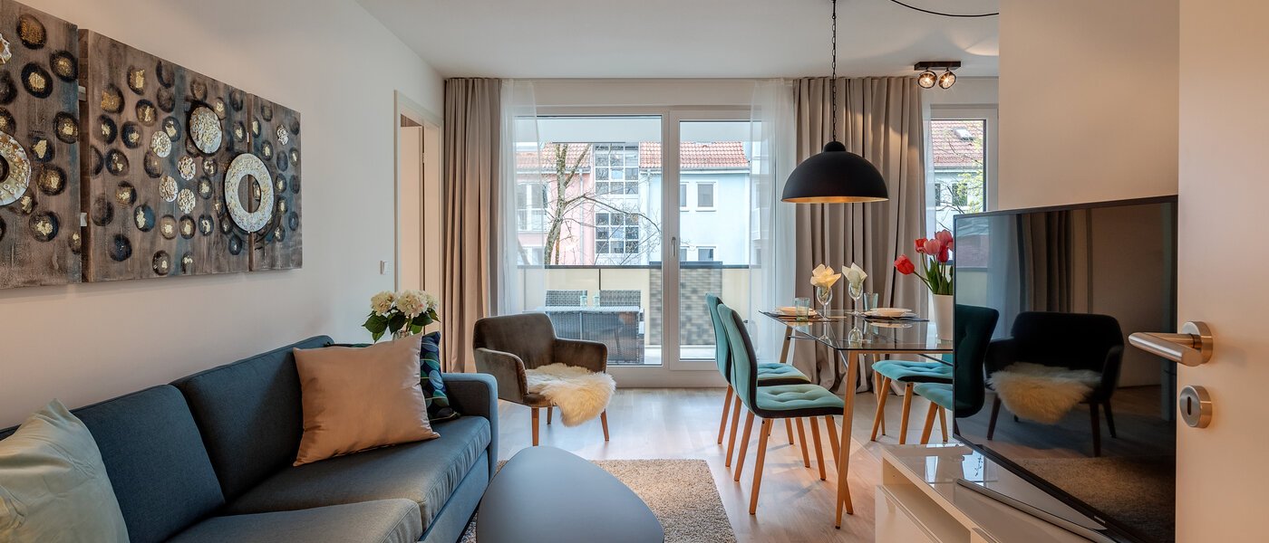 appartement München Sendling 05 salle de séjour 10973