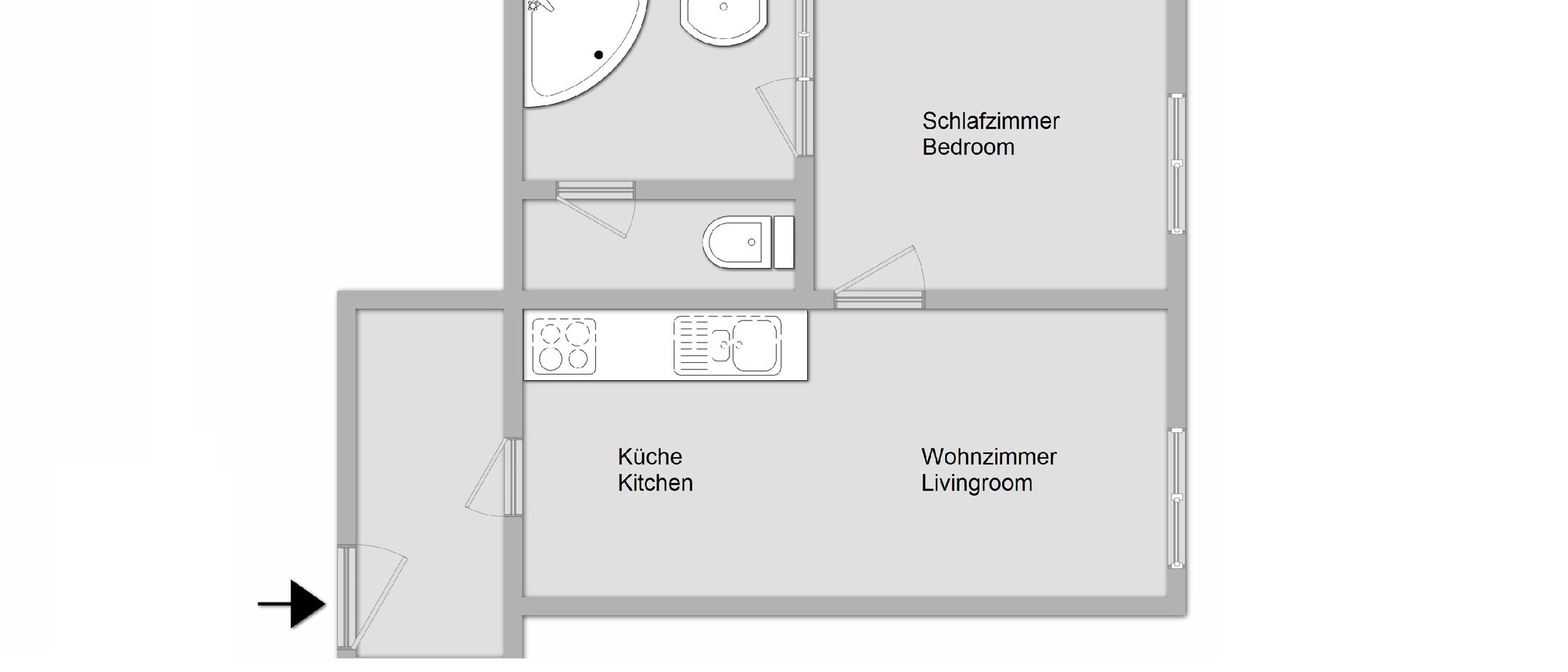 appartement München Haidhausen 01 plan d'étage 10977