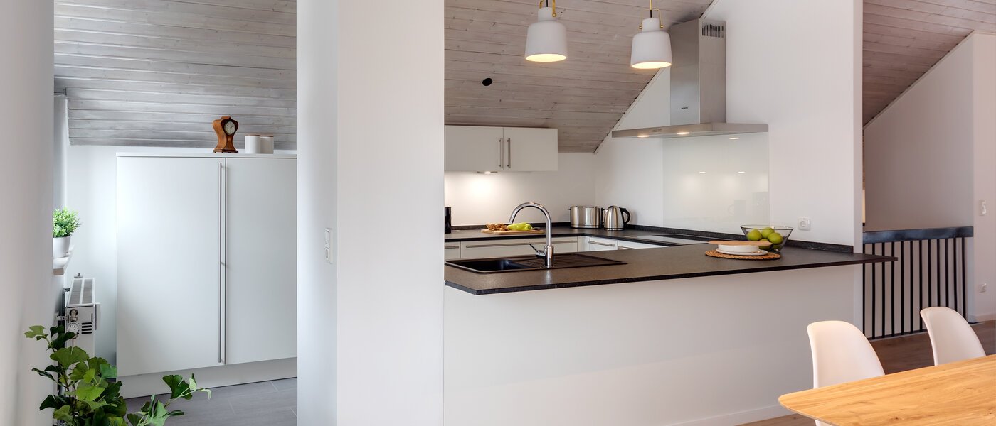 appartement style maisonnette München Oberföhring 05 cuisine 10997