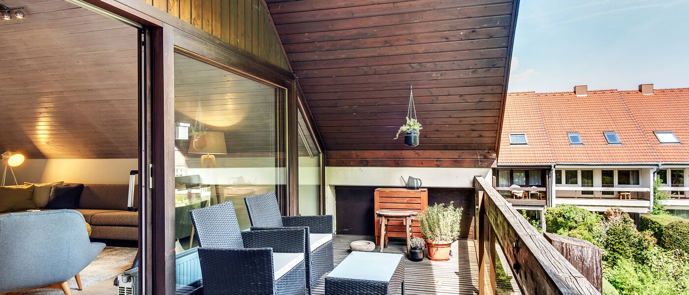 appartement style maisonnette München Oberföhring 02 balcon 10997