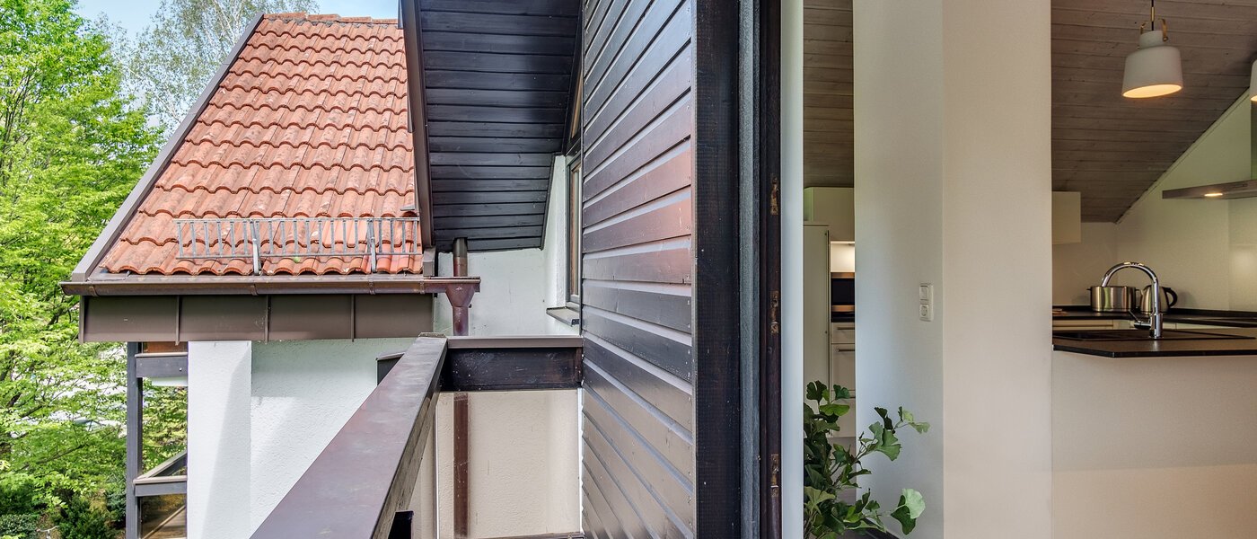 appartement style maisonnette München Oberföhring 02 4e balcon 10997