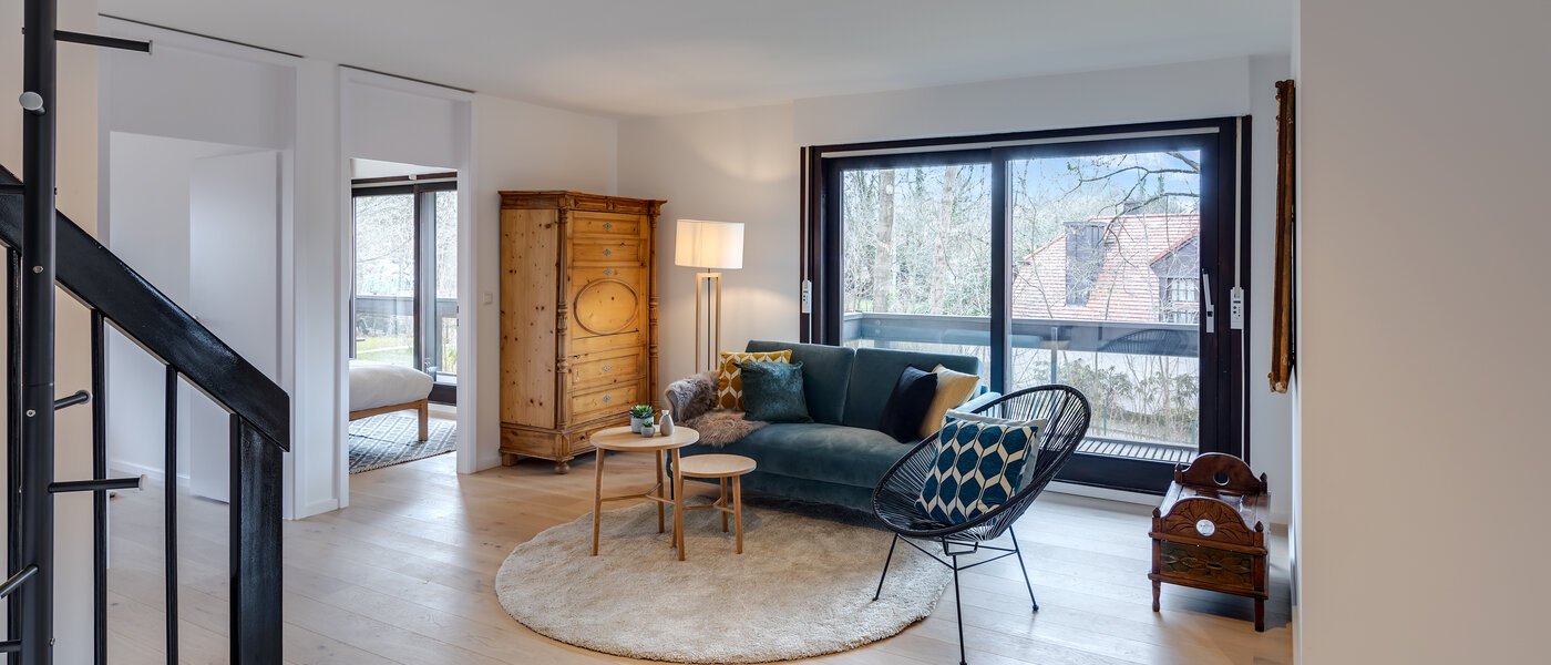 appartement style maisonnette München Oberföhring 02 entrée 10997