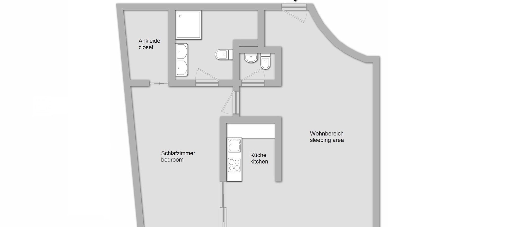 appartement München Altstadt 01 plan d'étage 11002