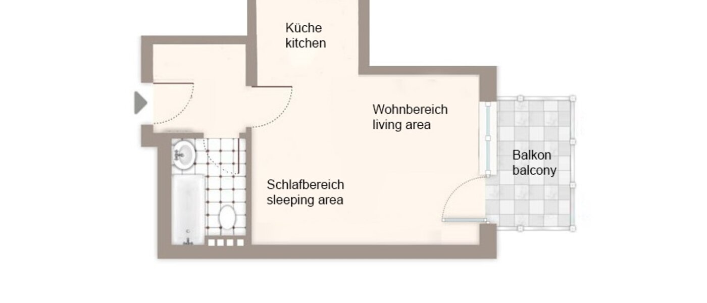 appartement München Laim 01 plan d'étage 11023