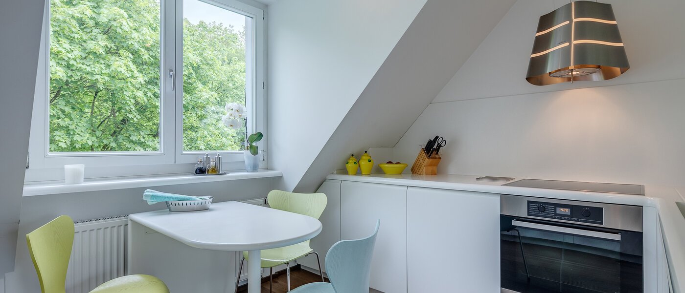 appartement avec mezzanine München Au 01 cuisine 11032