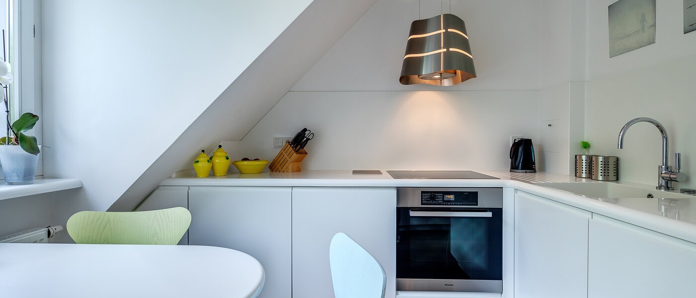 appartement avec mezzanine München Au 02 cuisine 11032