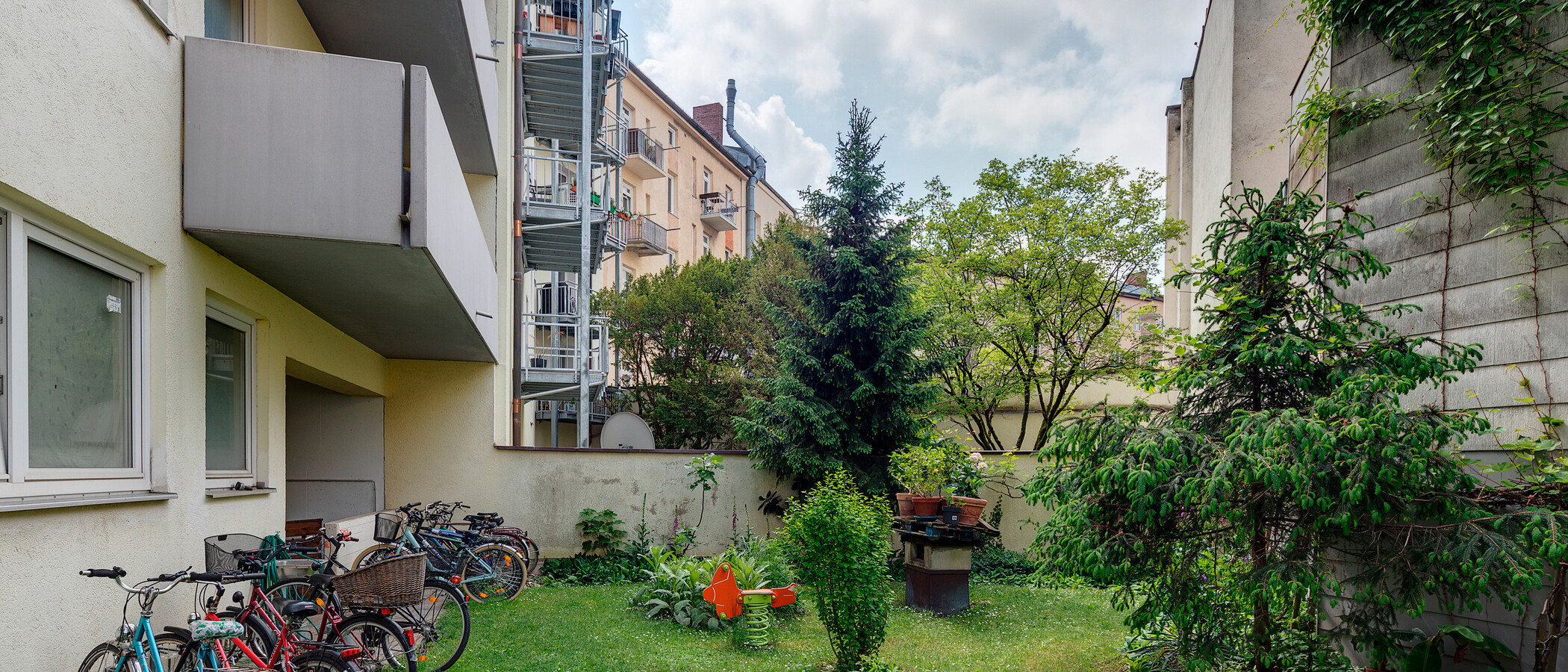 appartement München Isarvorstadt 01 cour intérieure 11049