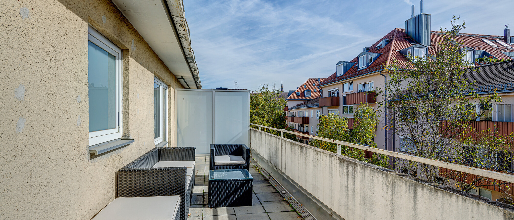 appartement München Untergiesing 01 terrasse sur le toit 11056