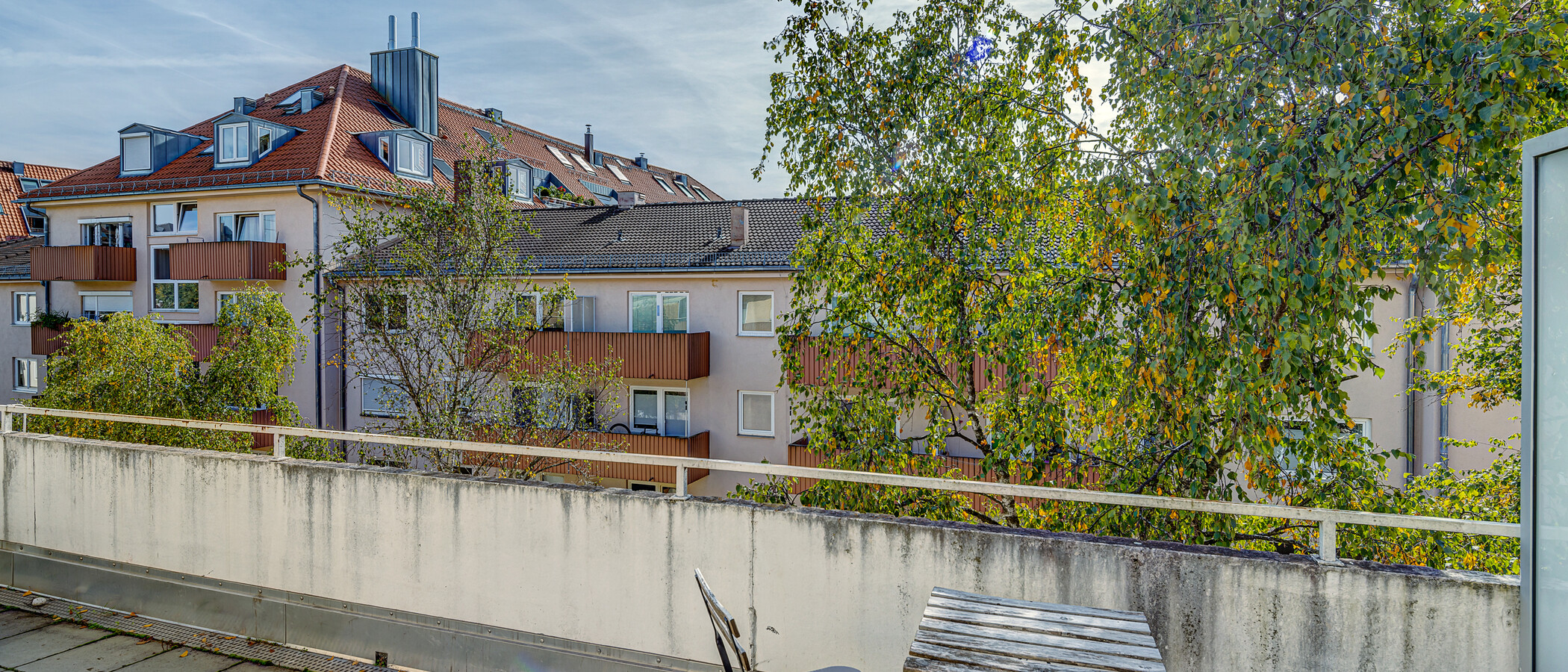 appartement München Untergiesing 02 terrasse sur le toit 11056
