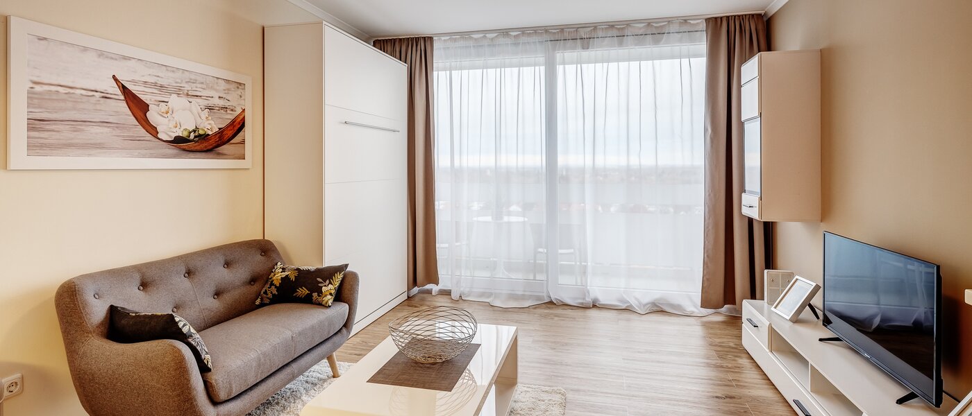 appartement München Arabellapark 01 pièce à vivre 11073