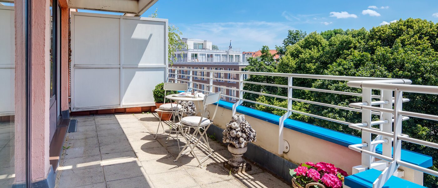 appartement avec terrasse sur le toit München Bogenhausen 02 terrasse 11076