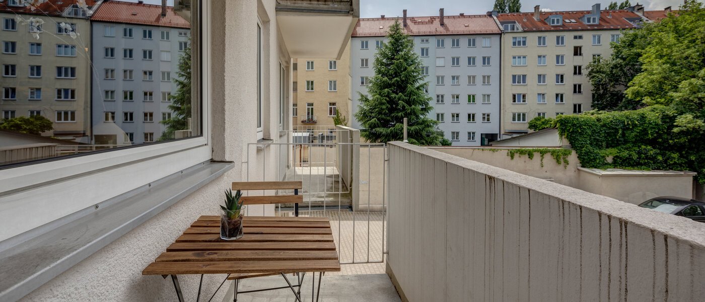 appartement München Maxvorstadt - Rund um den Josephplatz 01 balcon 11083