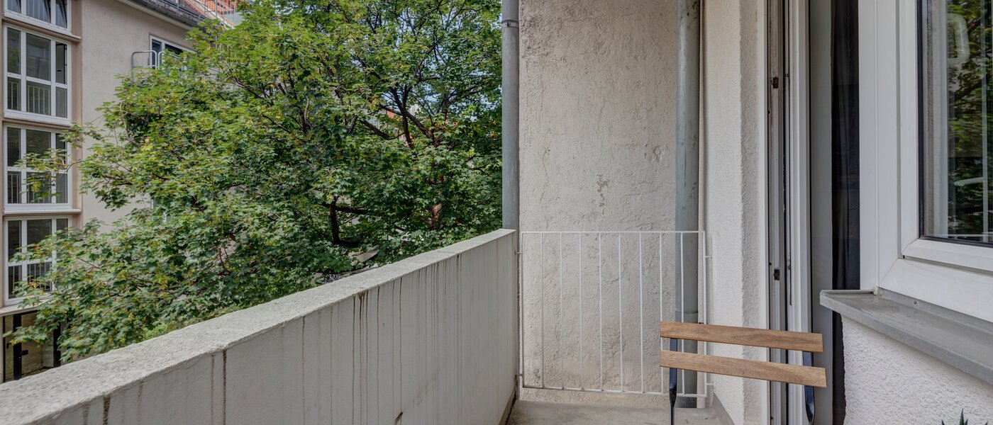 appartement München Maxvorstadt - Rund um den Josephplatz 02 balcon 11083