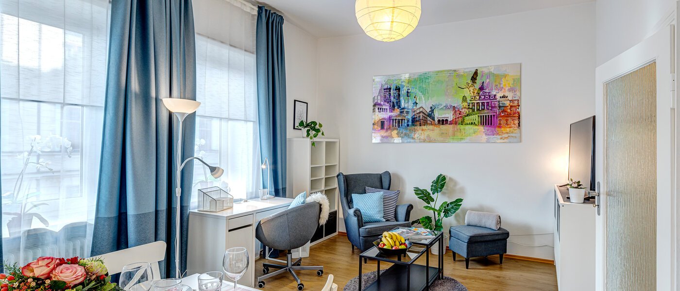 appartement München Lehel 01 pièce à vivre 11085