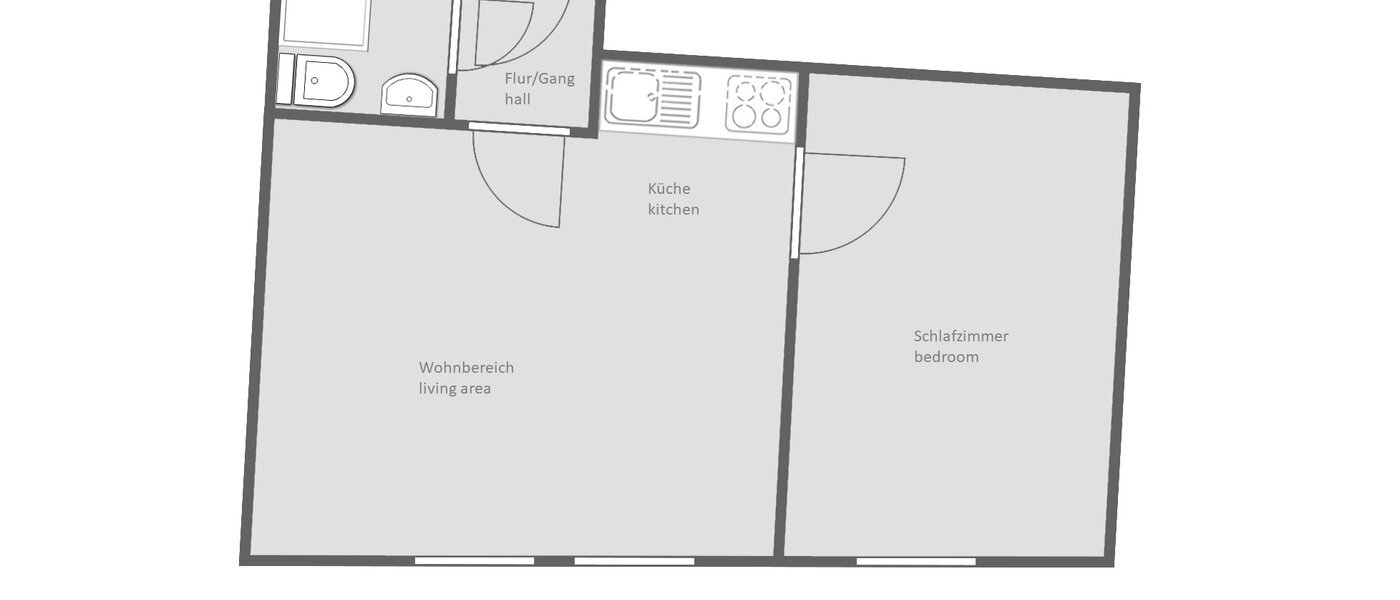 appartement München Lehel 01 plan d'étage 11085