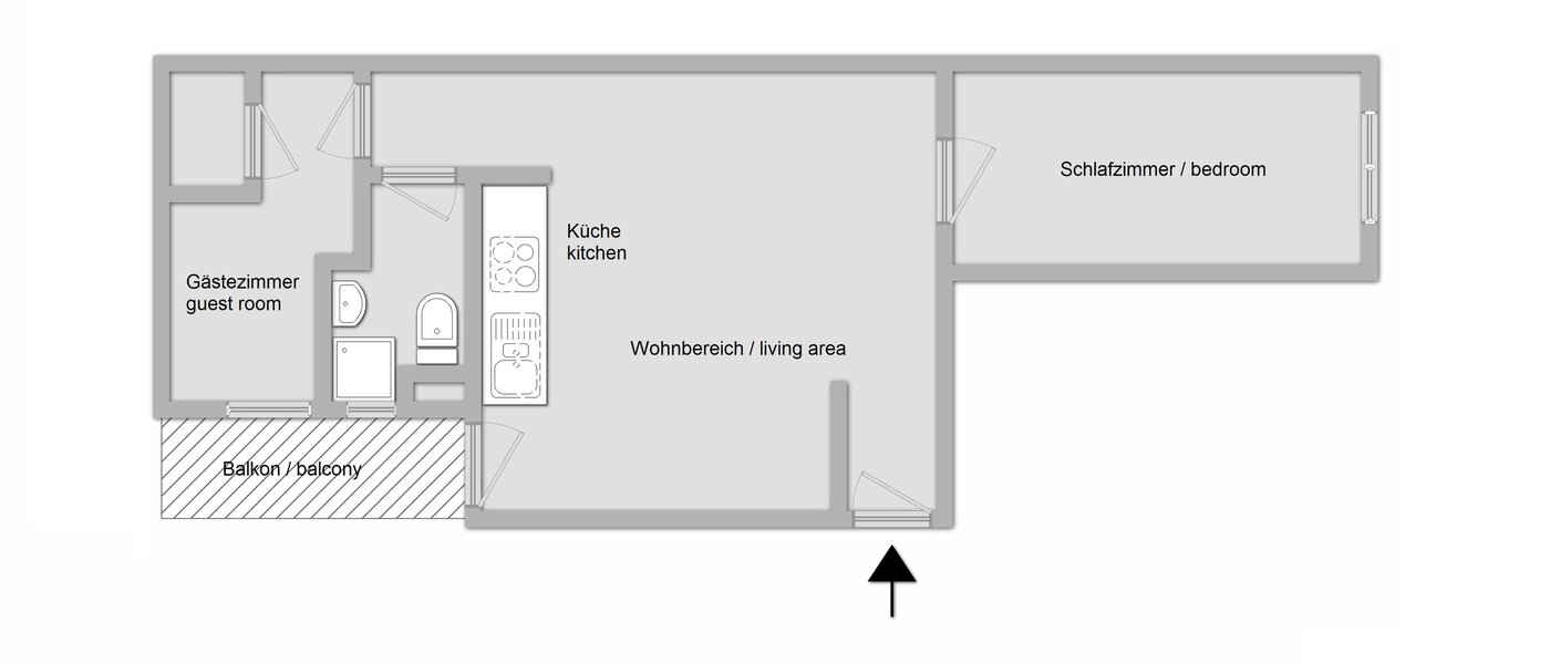 appartement München Haidhausen 01 plan d'étage 11109