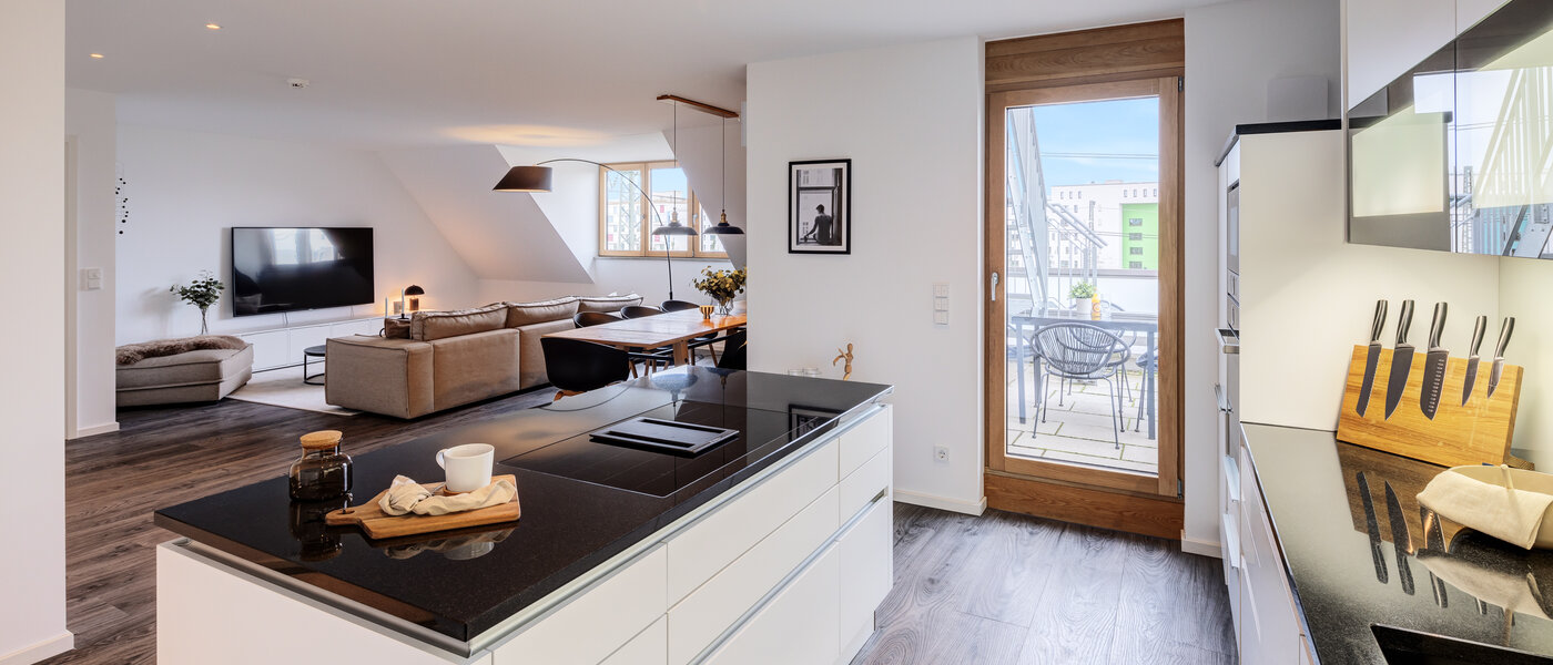 appartement style maisonnette München Pasing 06 cuisine 11136