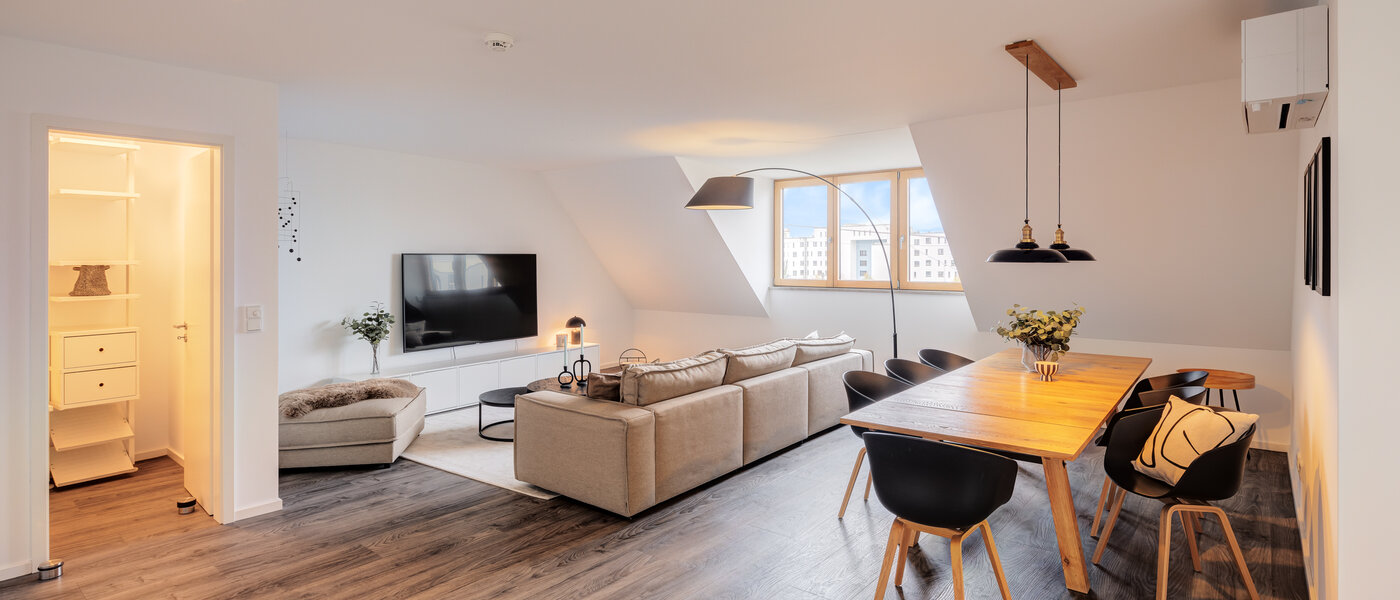 appartement style maisonnette München Pasing 01 pièce à vivre 11136