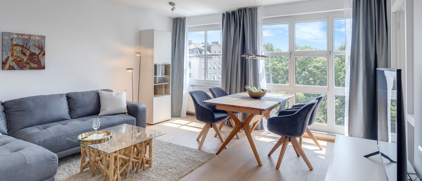 appartement München Schwabing 01 pièce à vivre 11155