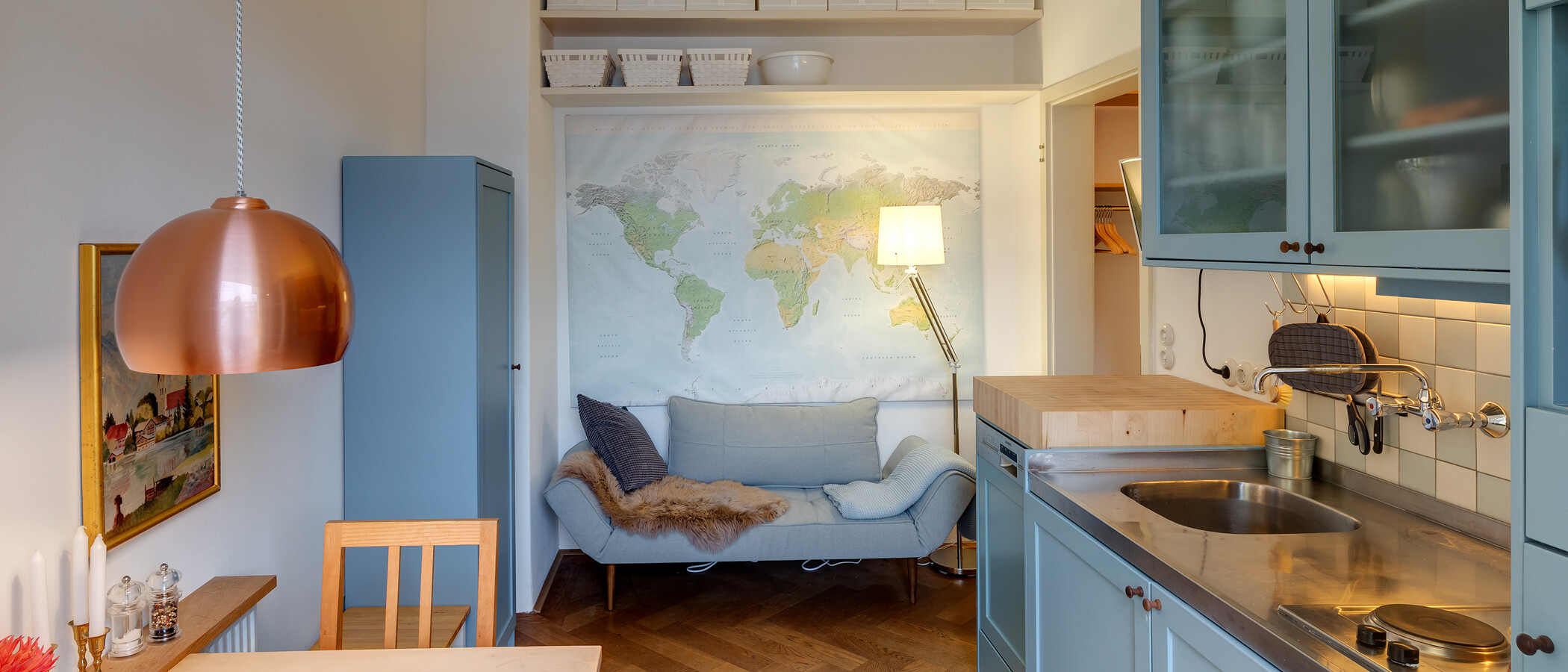 appartement München Sendling 01 pièce à vivre 11224