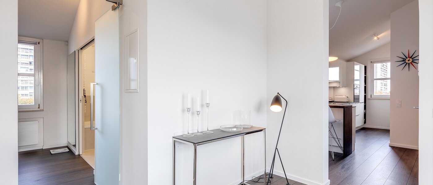 appartement avec terrasse sur le toit München Arabellapark 01 entrée/couloir 11226