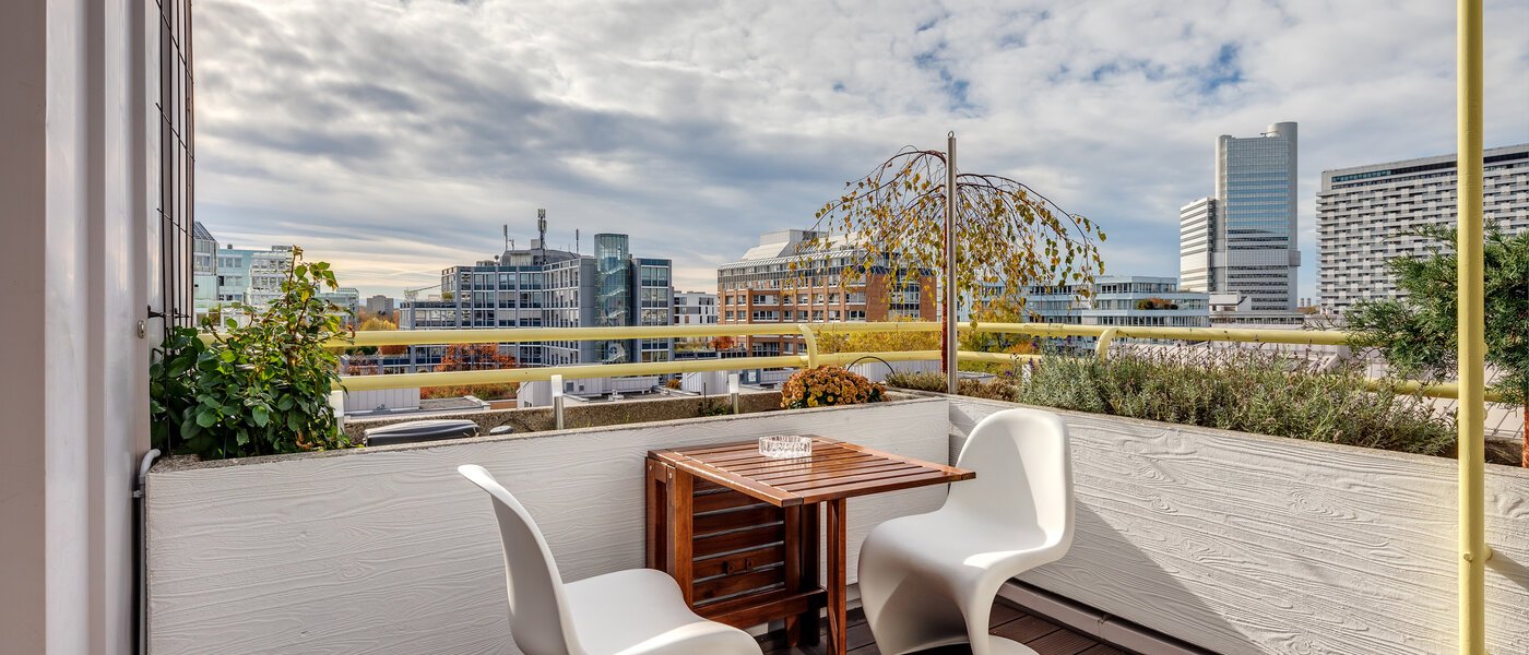 appartement avec terrasse sur le toit München Arabellapark 02 terrasse sur le toit 11226