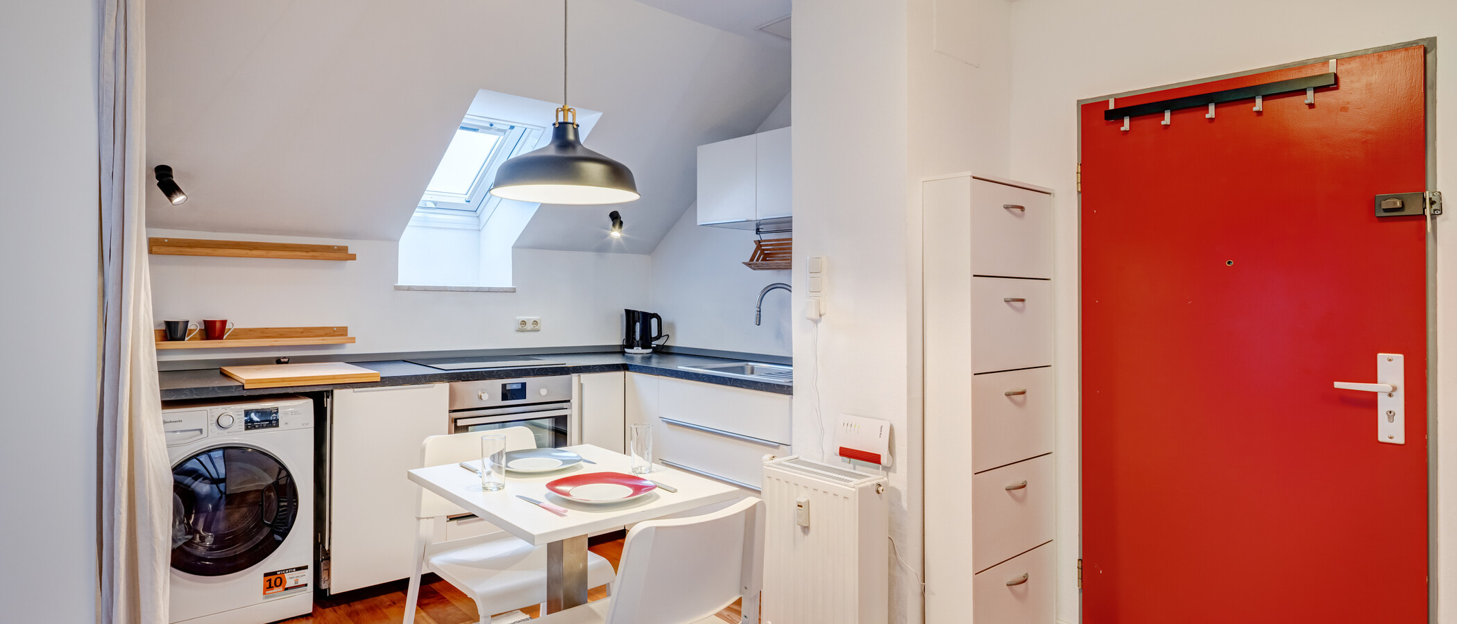 appartement avec terrasse sur le toit München Schwabing-Nord (zw. Leopoldstraße & Englischen Garten) 02 cuisine 11235