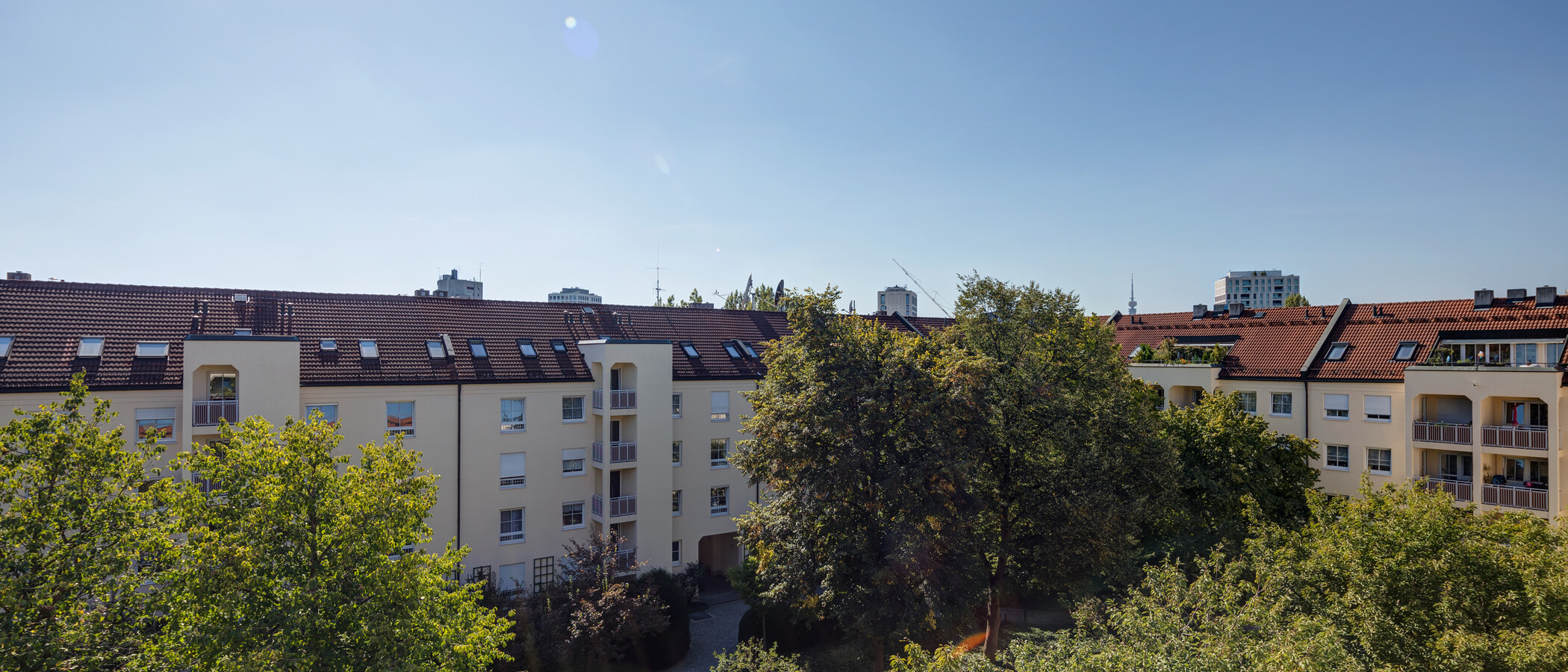 appartement avec terrasse sur le toit München Schwabing-Nord (zw. Leopoldstraße & Englischen Garten) 01 vue 11235