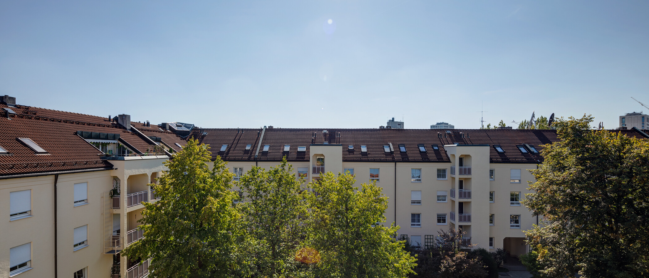appartement avec terrasse sur le toit München Schwabing-Nord (zw. Leopoldstraße & Englischen Garten) 02 vue 11235