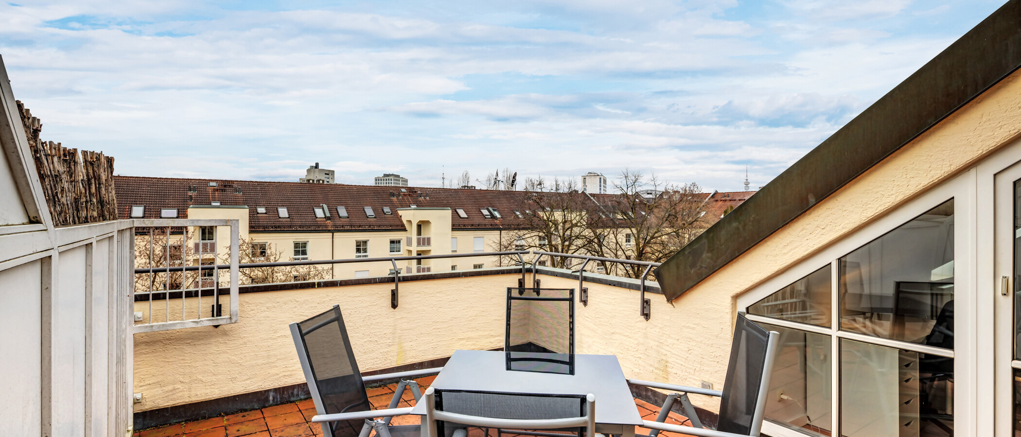 appartement avec terrasse sur le toit München Schwabing-Nord (zw. Leopoldstraße & Englischen Garten) 01 terrasse sur le toit 11235