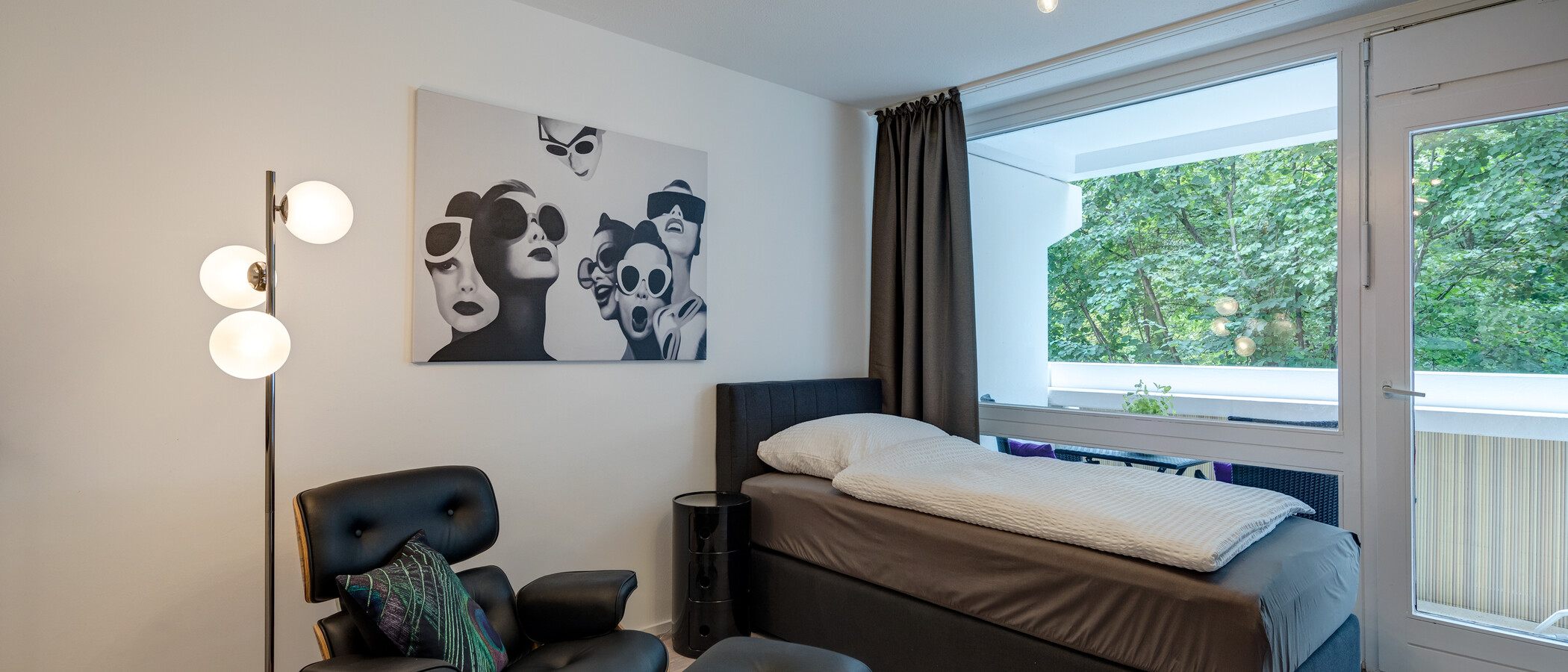 studio München Schwabing-West 01 pièce à vivre 11238