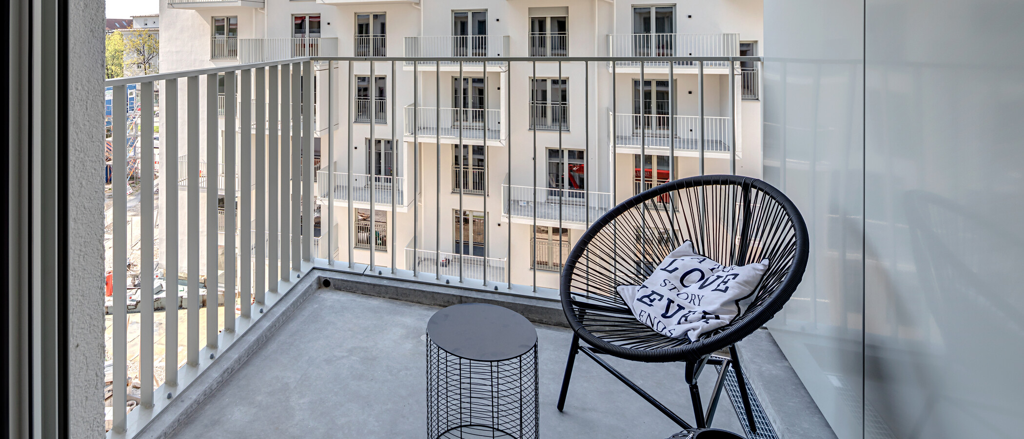 appartement München Schwabing (rechts der Leopoldstraße) 01 balcon 11242