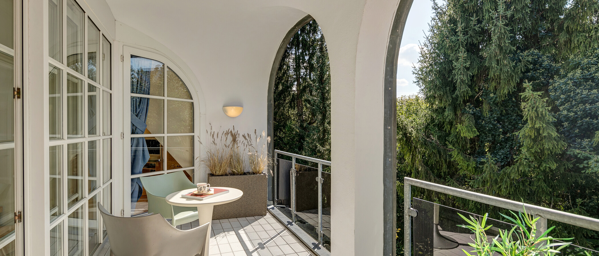 appartement avec terrasse sur le toit München Menterschwaige 02 balcon 11267